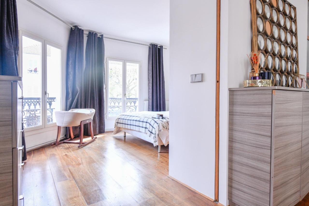 Loft Lumineux Hyper Centre Vincennes Rer A 5 Min - Parking Gratuit Apartment Exterior foto