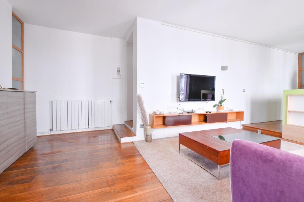 Loft Lumineux Hyper Centre Vincennes Rer A 5 Min - Parking Gratuit Apartment Exterior foto