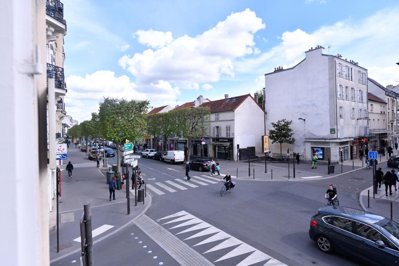 Loft Lumineux Hyper Centre Vincennes Rer A 5 Min - Parking Gratuit Apartment Exterior foto